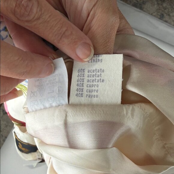 Fendi Multicolor Floral Mini Dress Sz 44 Made In Italy - Picture 12 of 12